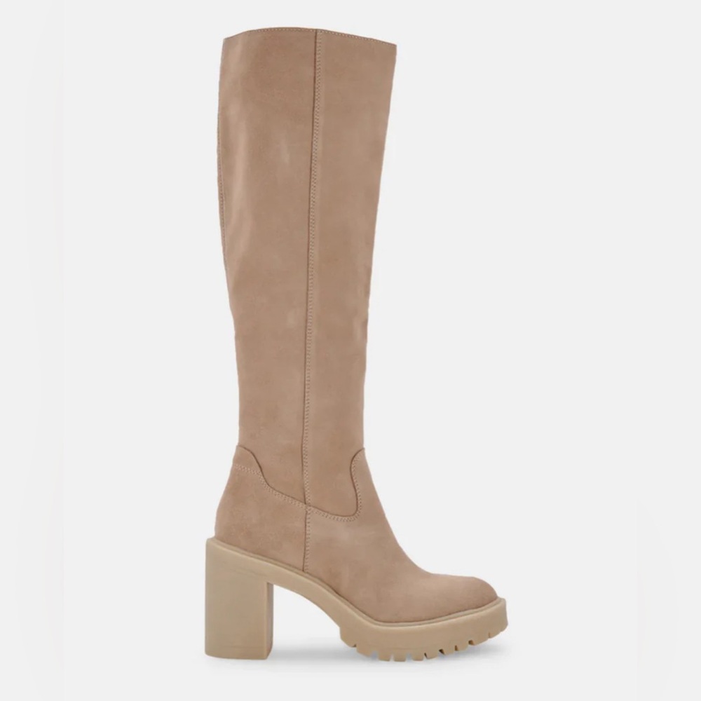 NIB Dolce Vita Corry H2O boot in dune waterproof suede